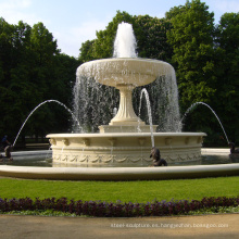 Fuente de agua de mármol de la piscina del jardín de mármol al aire libre del nuevo diseño en venta